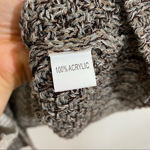 NWT LF Millau Toggle Cardigan Sweater Grey Black Gray Slouchy Oversized Small - Picture 6 of 6